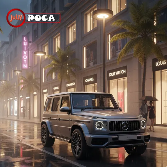 the electric g-wagon as a symbol of modern luxury lifestyle
